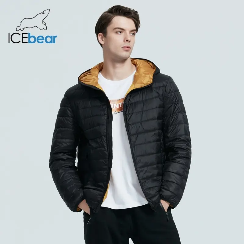 ICEbear 2020 Новый легкий мужской пуховик стильная повседневная мужская куртка одежда
