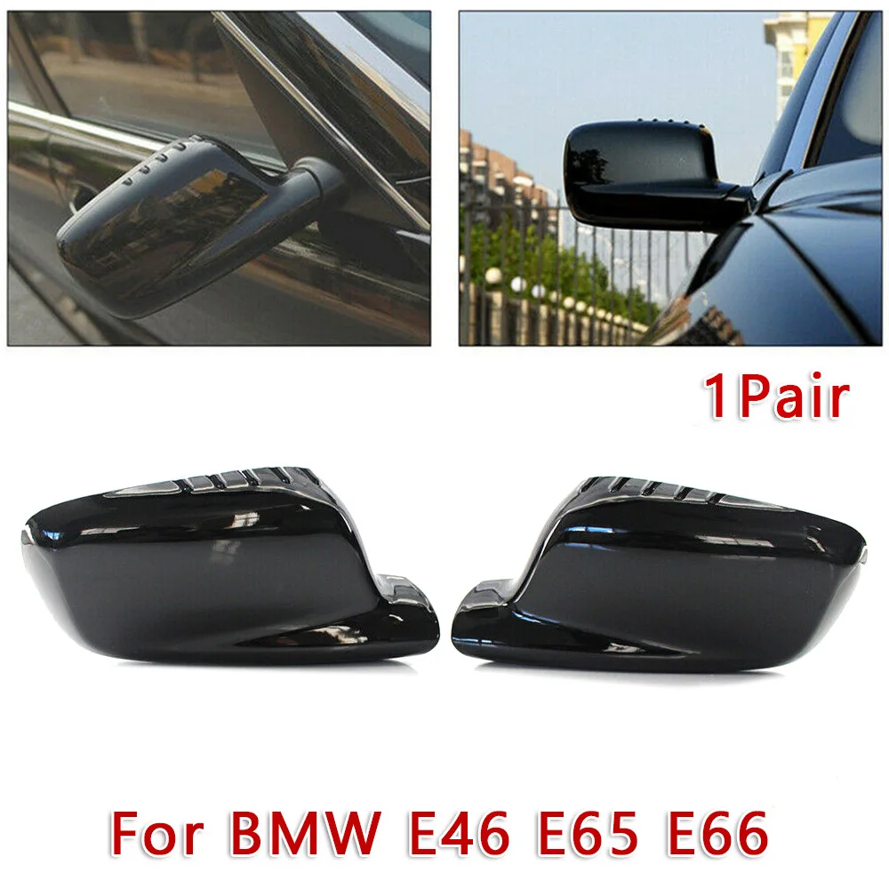 1 пара зеркальных крышек для BMW E46 E65 E66 745i 750i 51167074236 + 51167074235 | Автомобили и мотоциклы