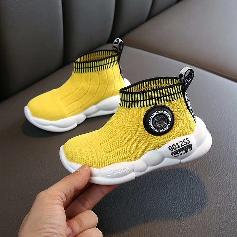 Детская обувь для мальчиков и девочек Детские Сникеры с сеткой бега повседневная