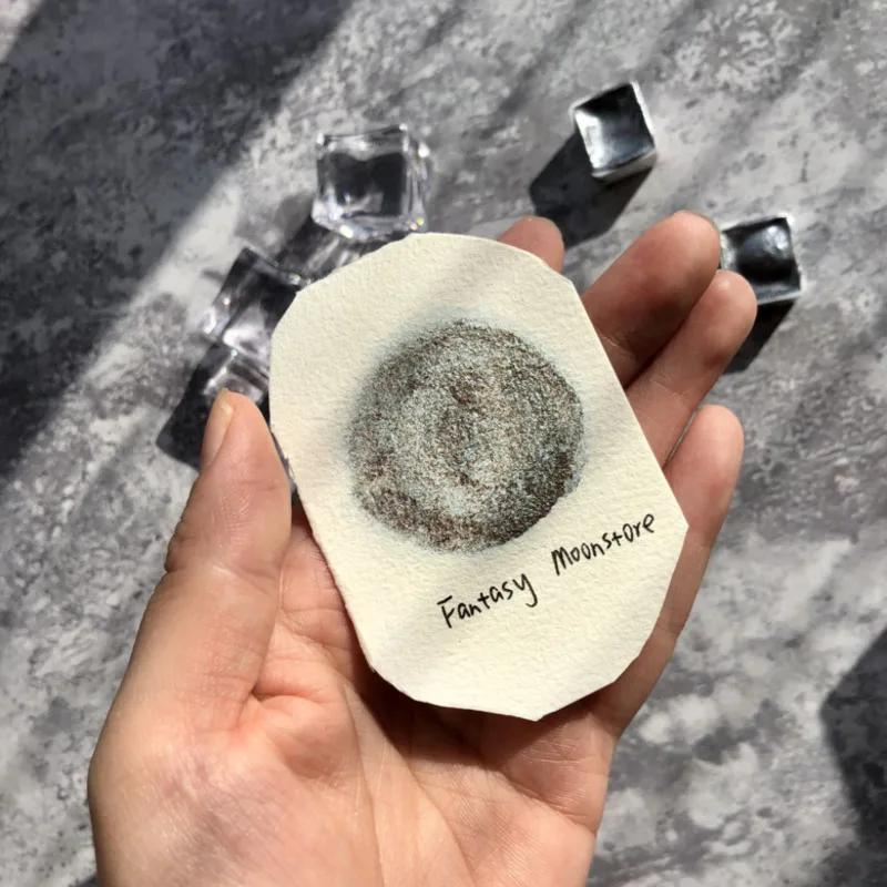 DIY перламутровые акварельные краски в наборе ручной работы Твердые aquarella acuarella Редкие Водные Цвета aquarella школьные принадлежности кавайи Verf