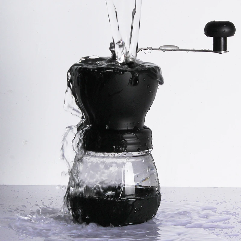 Лидер продаж 2019 ручная кофемолка портативный бесшумный резервуар для хранения