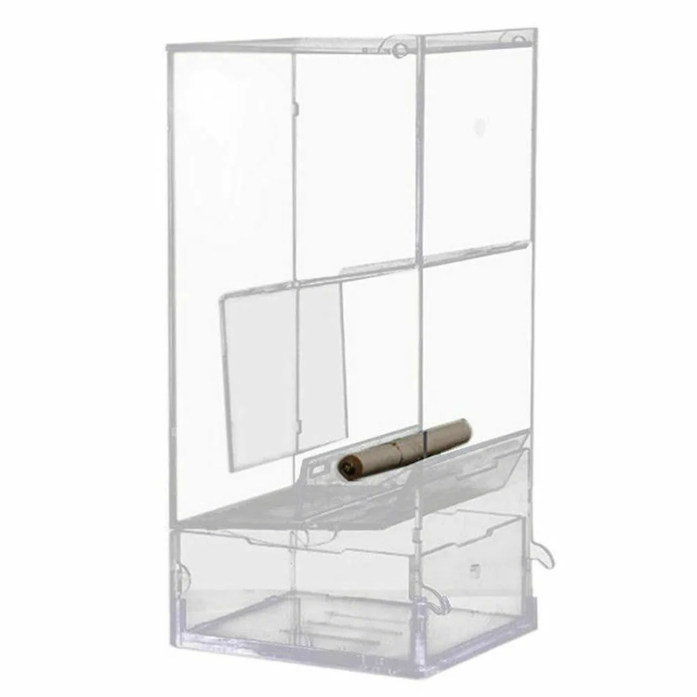 

1* High Quality Plastic Automatic Feeder For Parrot Pet Supplies Bird Feeder Box Parrot Cage Accessories