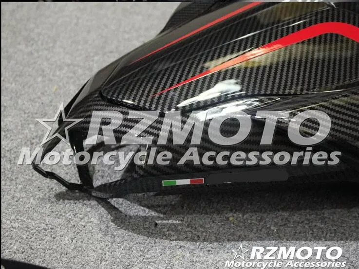 Мотоциклетный обтекатель abs комплект для Ducati 848 1098 1198 2007-2011 углеродное волокно шаблон переводная вода печать Магазин № 0130