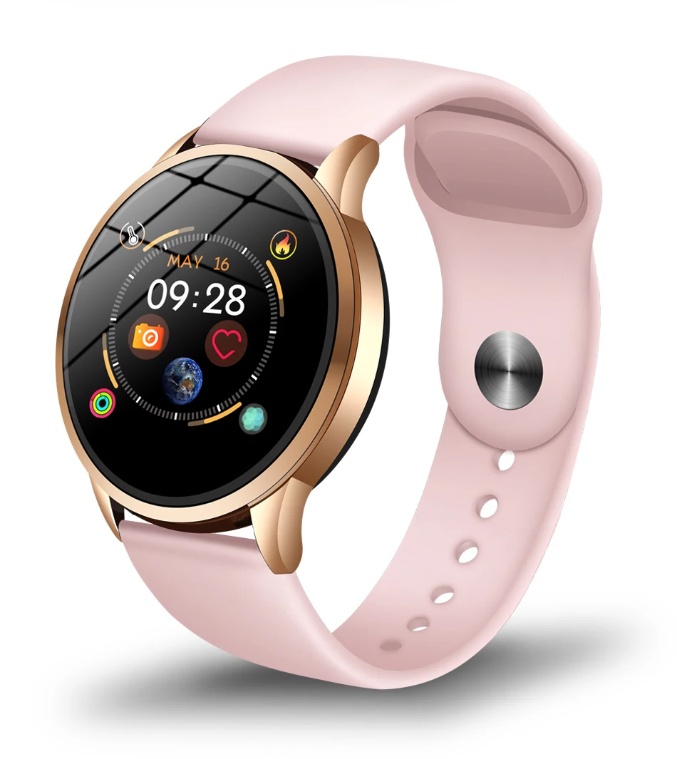 LIGE Smart Watch Women Men Sports Fashion Waterproof Activity Fitness Tracker Heart Rate Brim Smartwatch Blood pressure bracelet
