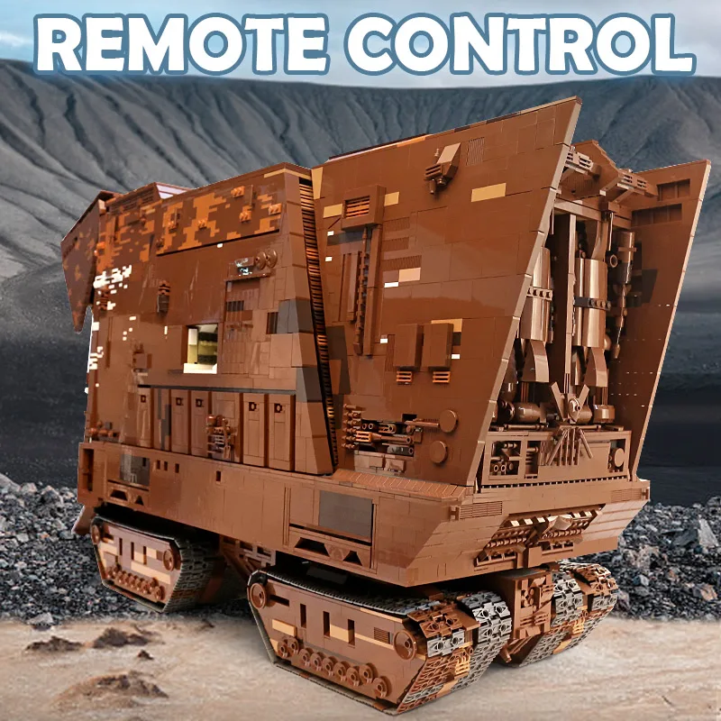 

MOC 13168pcs Creator Building Blocks RC The Cavegod UCS Sandcrawler Model Sets Assemble Bricks Kids Educational DIY Toys Gift