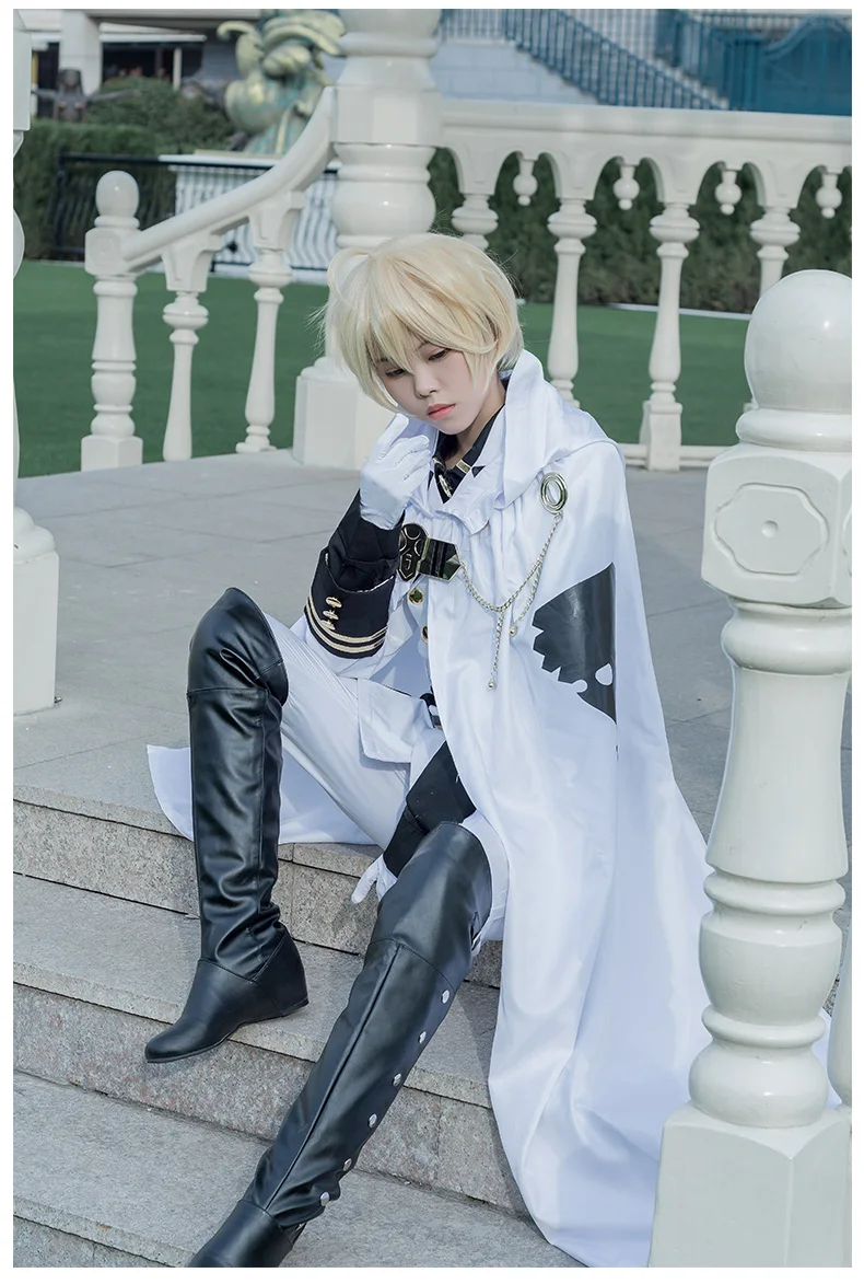 Костюм для косплея Mikaela Hyakuya из аниме сераф конца красивый костюм подходит
