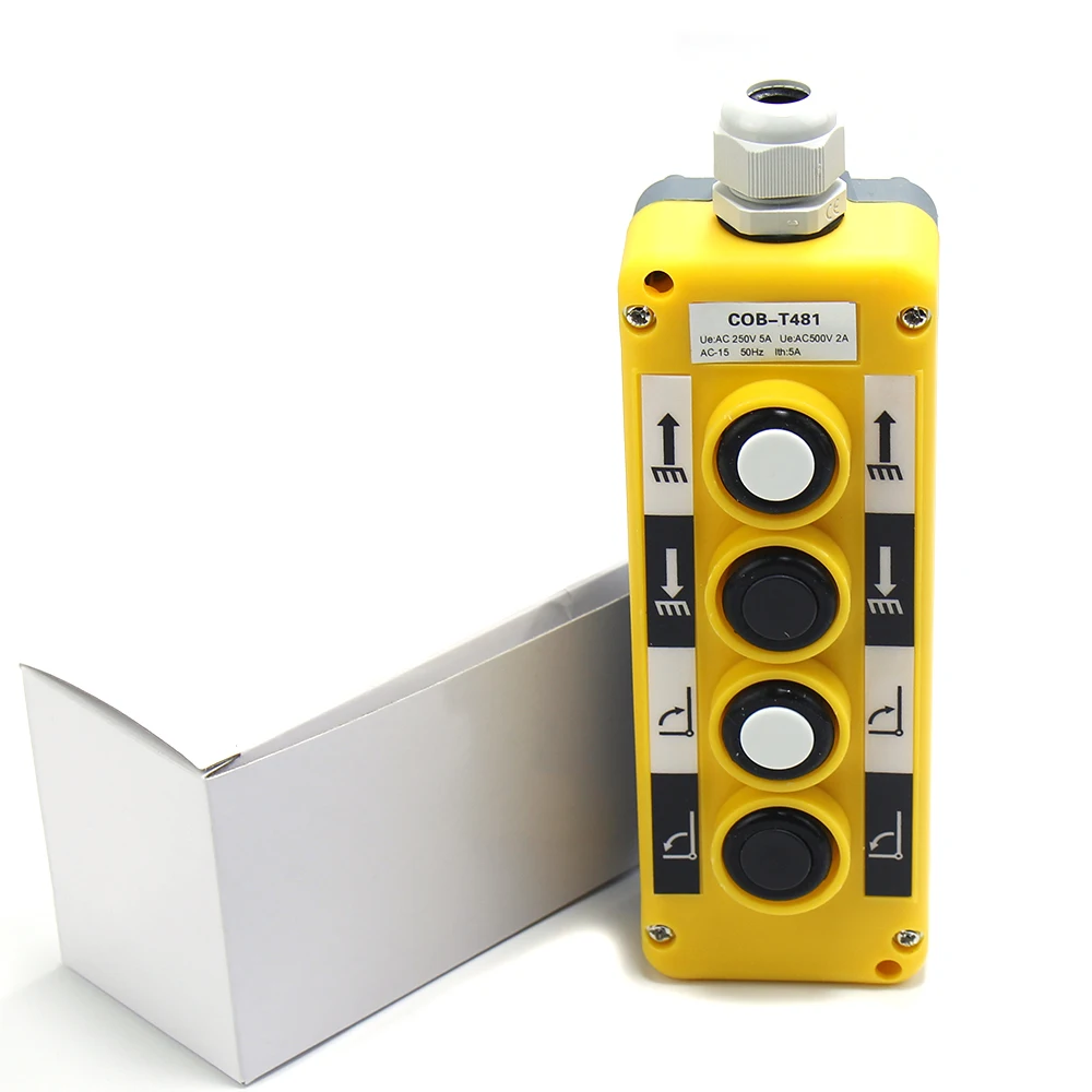 Industrial Remote control Push button switch Crane Truck Controller Switches Control Lift Electric COB-T381 COB-281 COB-481 |