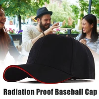 unisex emf radiation protection baseball cap rfid shielding electromagnetic baseball cap men cap outdoor sun hat snapback hat