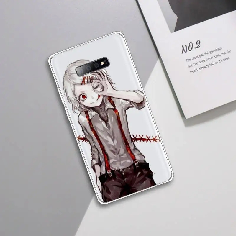 

anime JUUZOU SUZUYA Tokyo Ghouls Phone Cases Transparent For Samsung Galaxy A 71 21s S note 8 9 10 plus 20 ultra