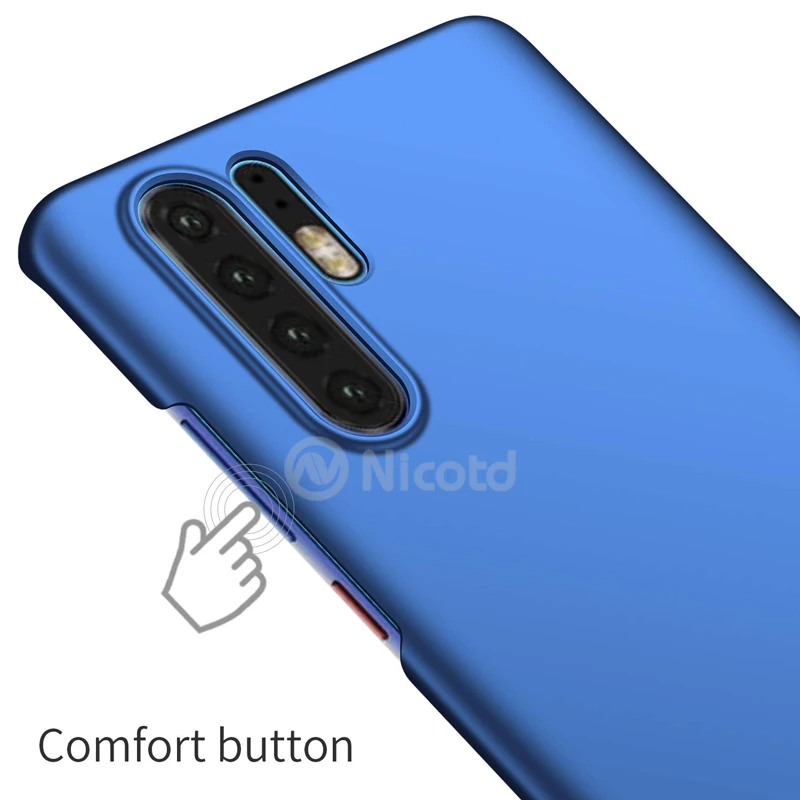 Задняя крышка для Huawei P30 P Smart 2019 чехол Honor 8A View 20 10 Матовый Жесткий из поликарбоната