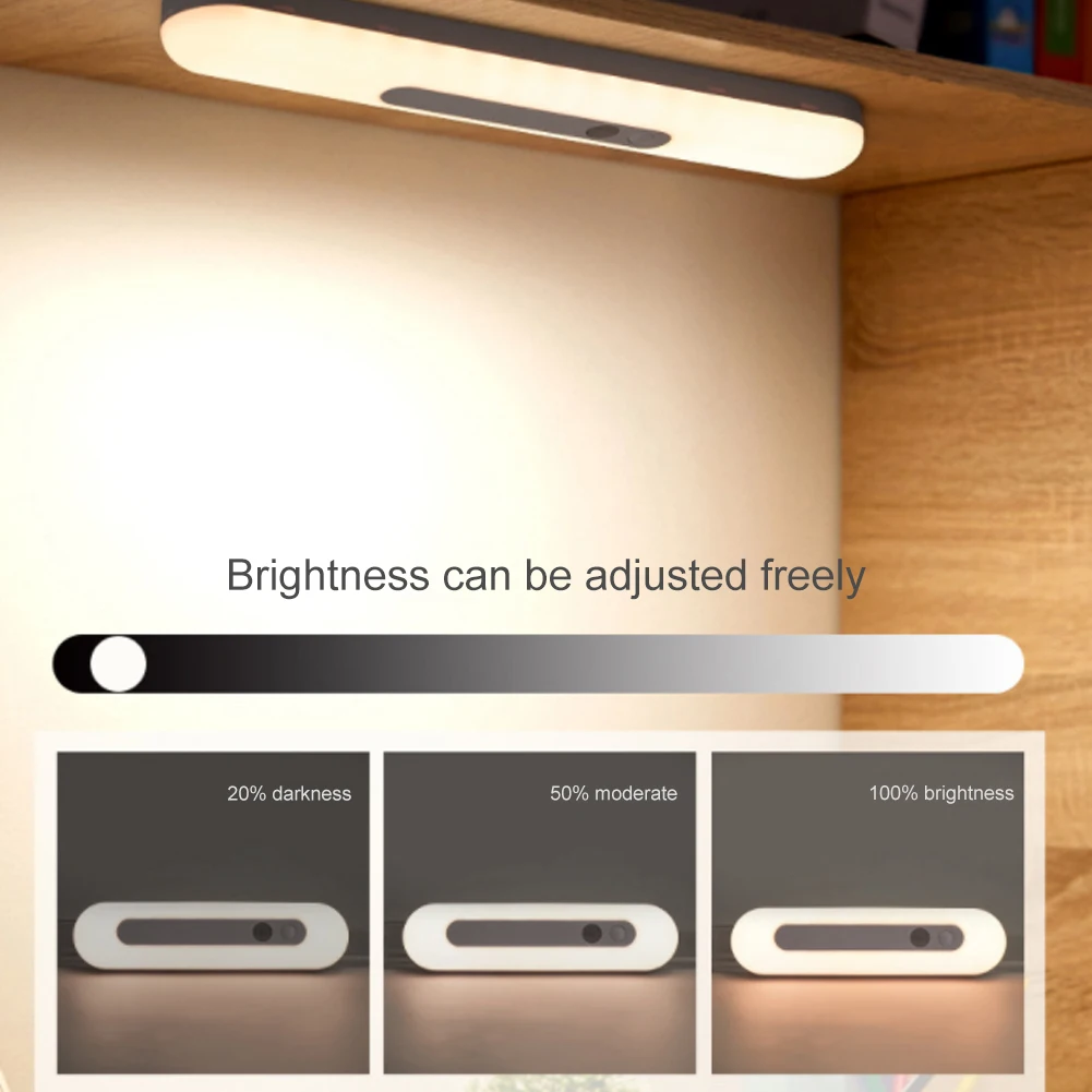 

LED Night Light Motion Sensor Wireless Rechargeable 18cm 30cm Closet Night lamp For Kitchen Cabinet Wardrobe Lamp 32/56 LED