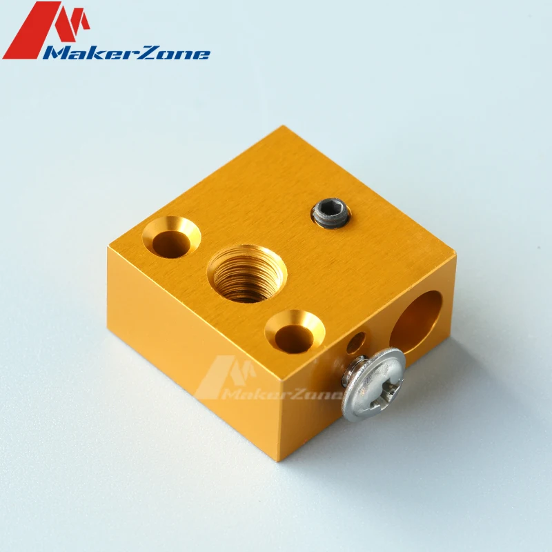 

3D Printer CR10 Printer Head Extrusion Aluminum Heated Block for MK8 Nozzle