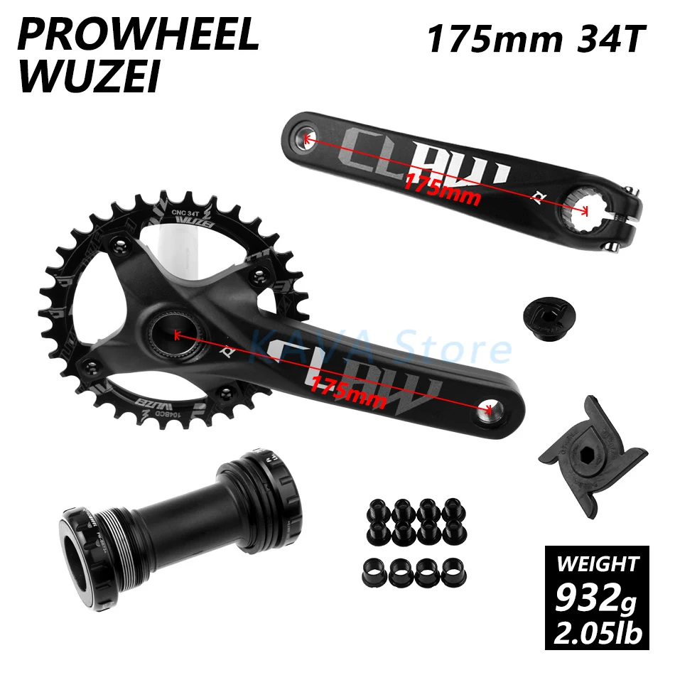 CLAW 175 32T BB SENSAH RX10 1X10 Скорость M6000 горы mtb велосипеда велосипедные переключатели 11-42/46/50T маховик KMC X10 цепи GXP 104BCD шатун со звездочкой - Цвет: CLAW 175 32T BB