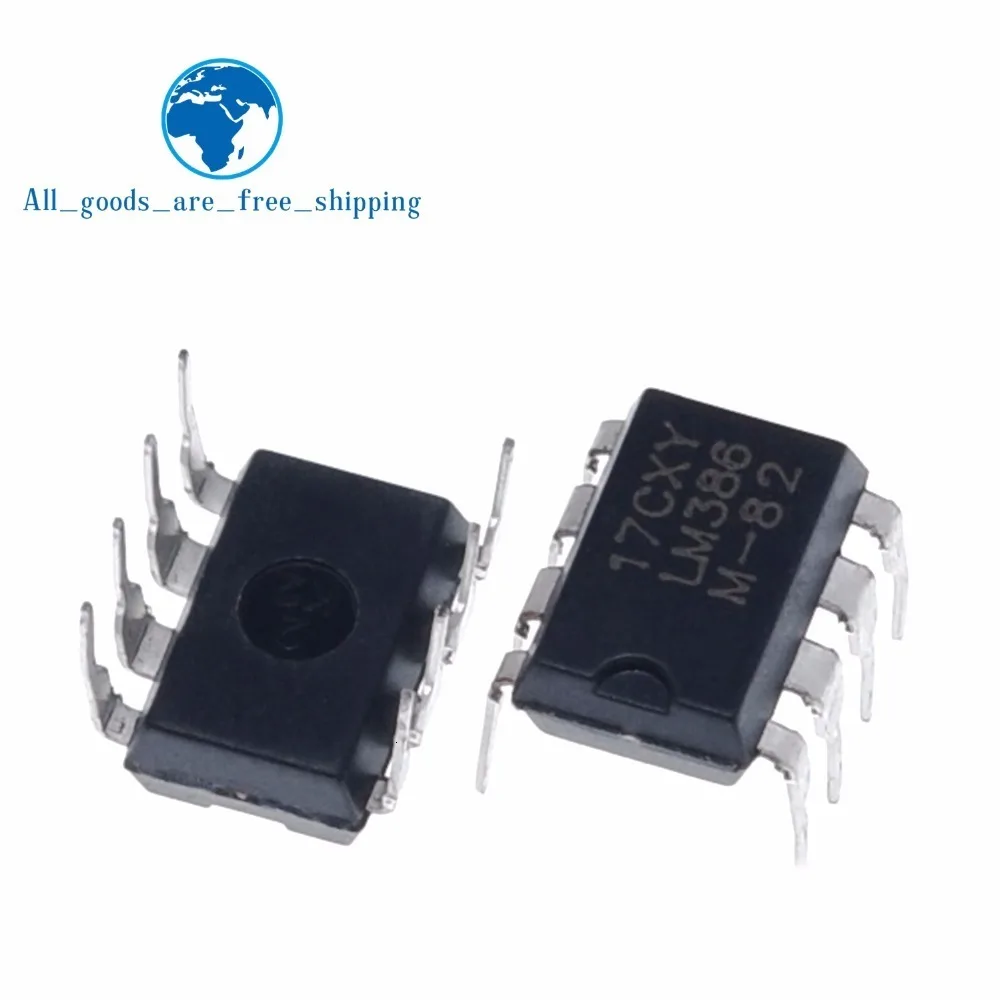 10 шт. LM386 LM386N аудио усилитель мощности DIP-8