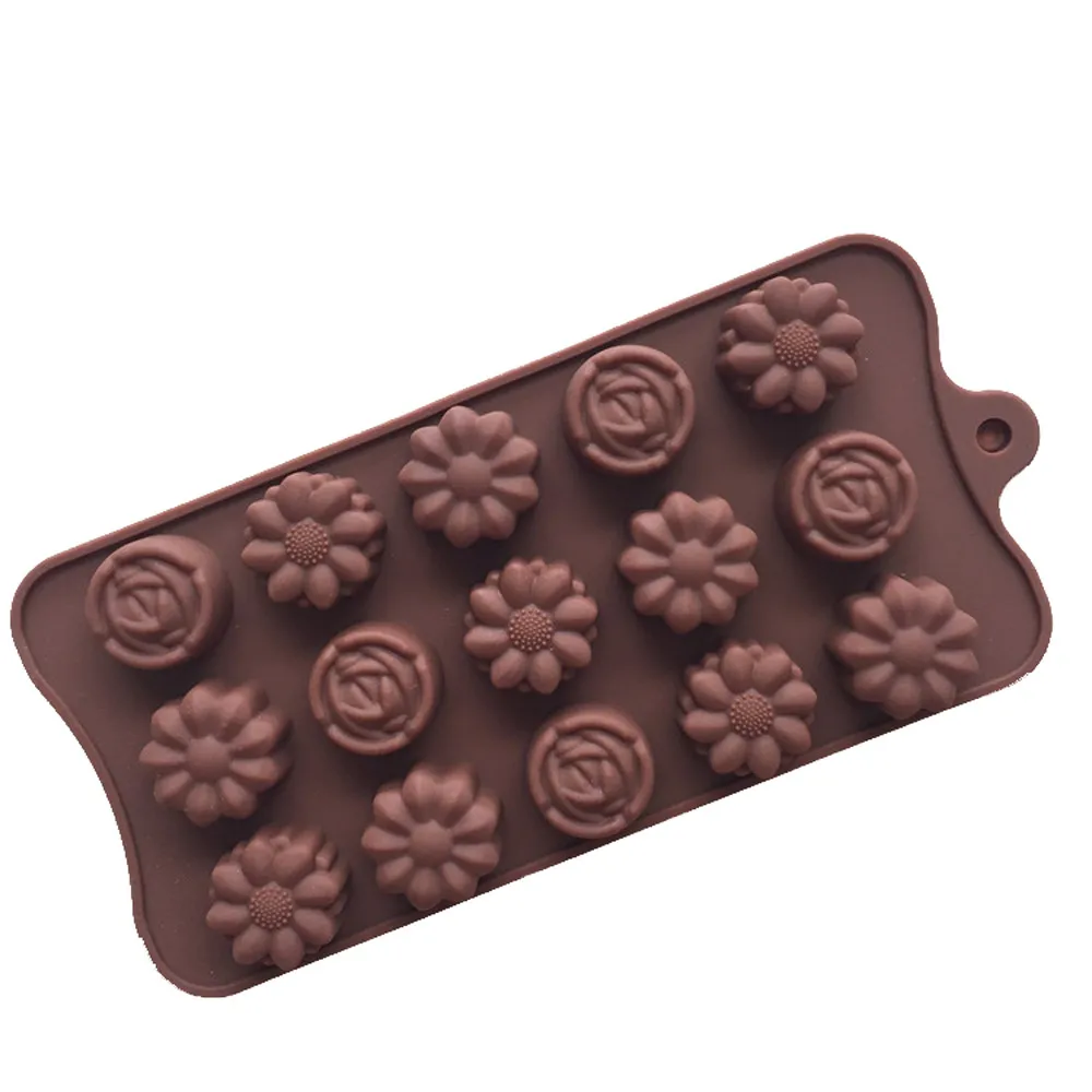

1pcs Square Chocolate Mold Chocolate Cake Soap Mold Baking Ice Tray Mould Cake Mold Molde Silicone Cake Decor Tool Accessories