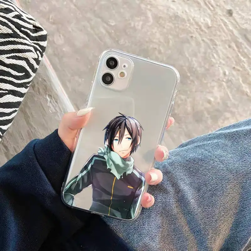 

Yato Noragami Phone Case For iphone 12 11 8 7 6s 6 5 5s 5c se plus mini x xs xr pro max Transparent soft