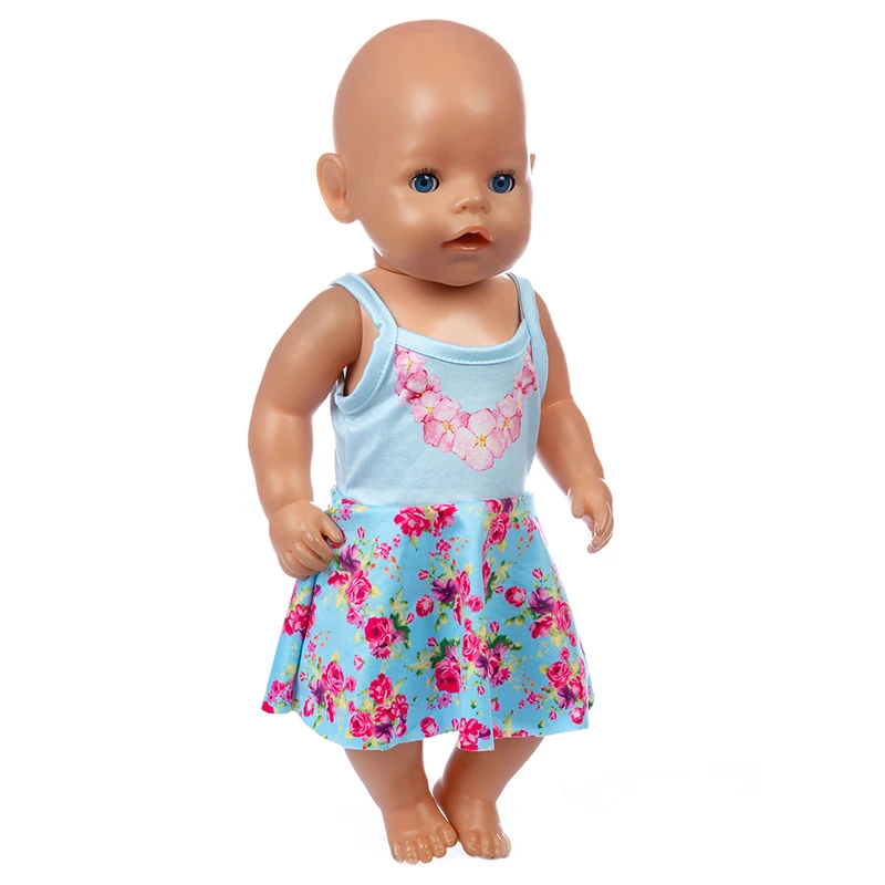 

New Dress Fit For 43cm Baby Re-born Doll 17 Inch Doll Clothes