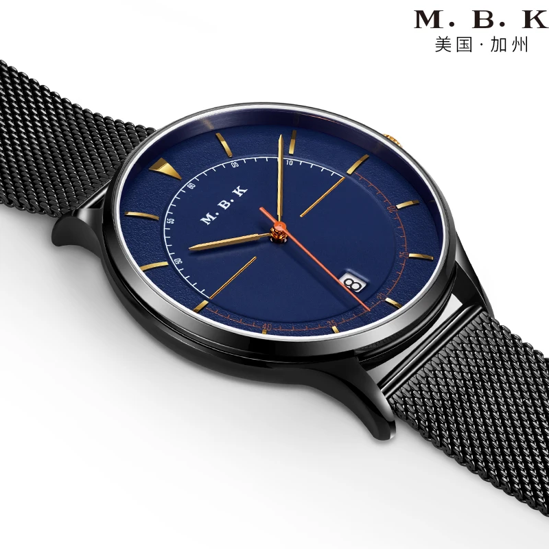 Мужские автоматические механические часы Montre homme японские с сапфировым