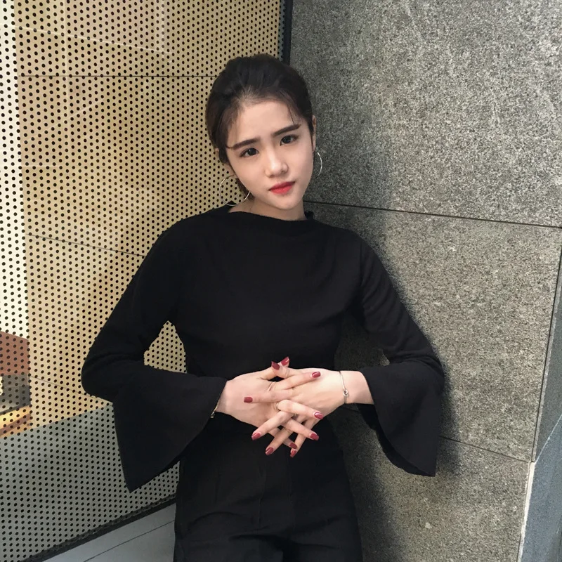 Женская уличная футболка с длинным рукавом женская tumblr тонкая друзьями Camisetas Tumblr