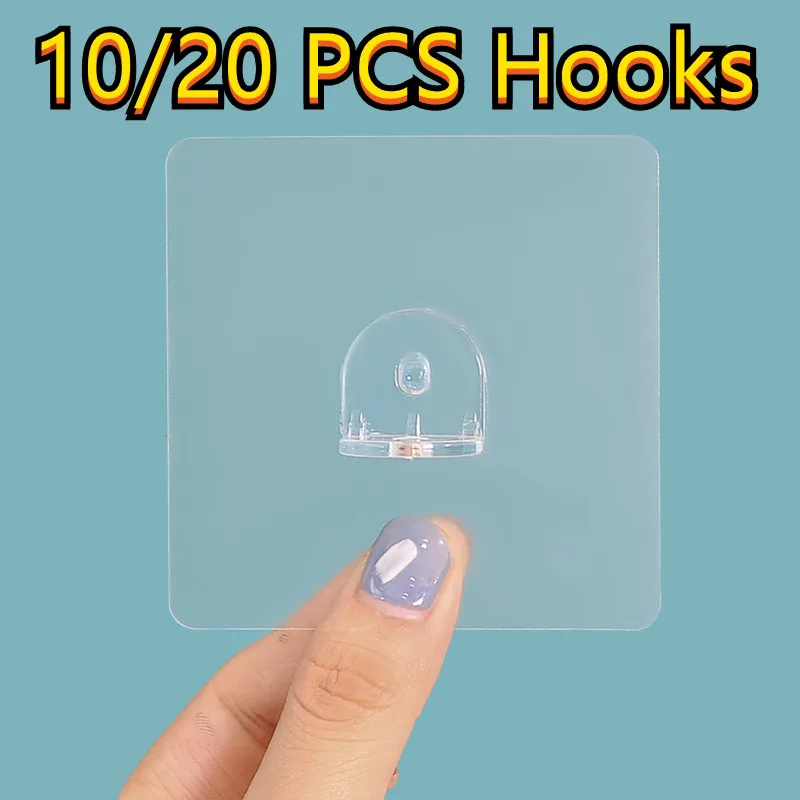 

Multi-Purpose Hooks 10/20PCS Clapboard Partition Bracket Sticker Hooks Bracket Support Screw Hook Holder Partition Post Stickers