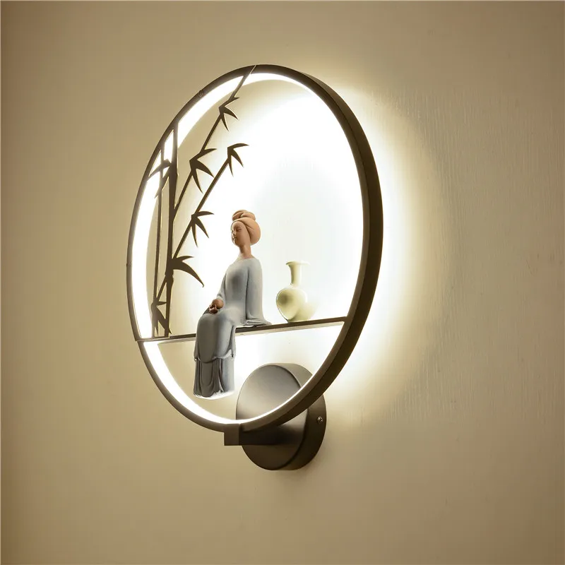 Современные комнатные настенные лампы OUFULA современные креативные декоративные