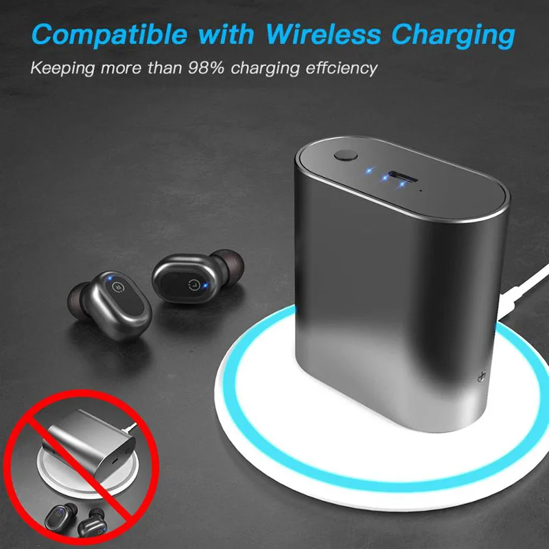TWS беспроводные bluetooth наушники спортивные водонепроницаемые вкладыши IP68 мини