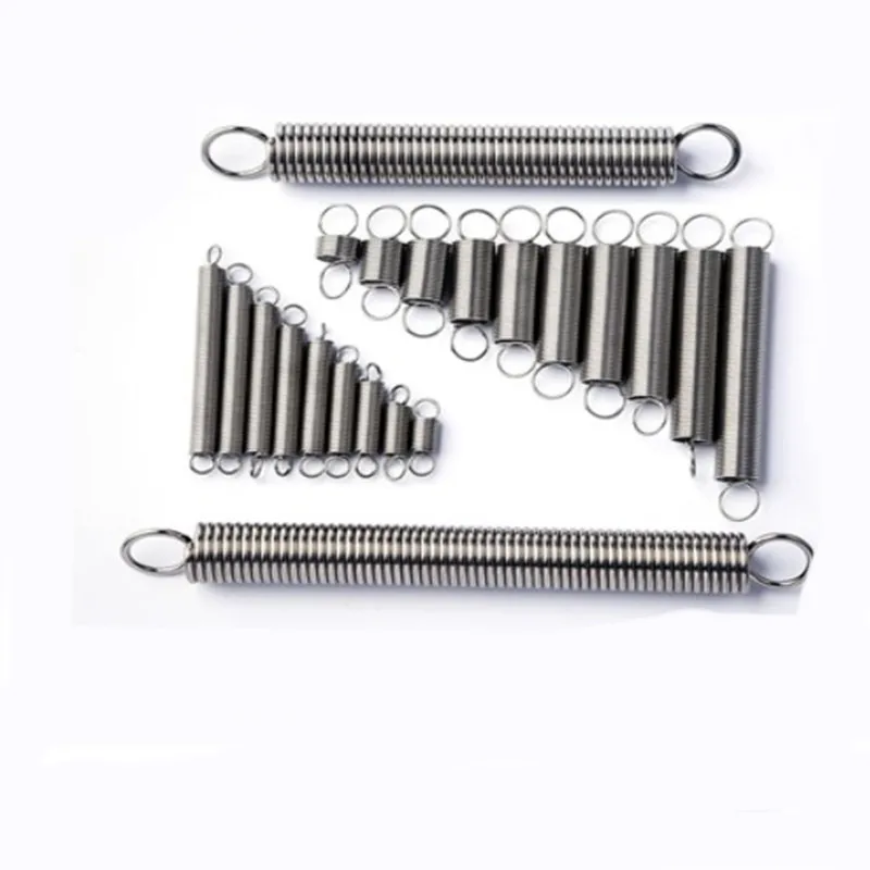 20pcs/lot 0.8mm x 7mm L Stainless Steel tension spring extension outer diameter length 10-50mm | Обустройство дома
