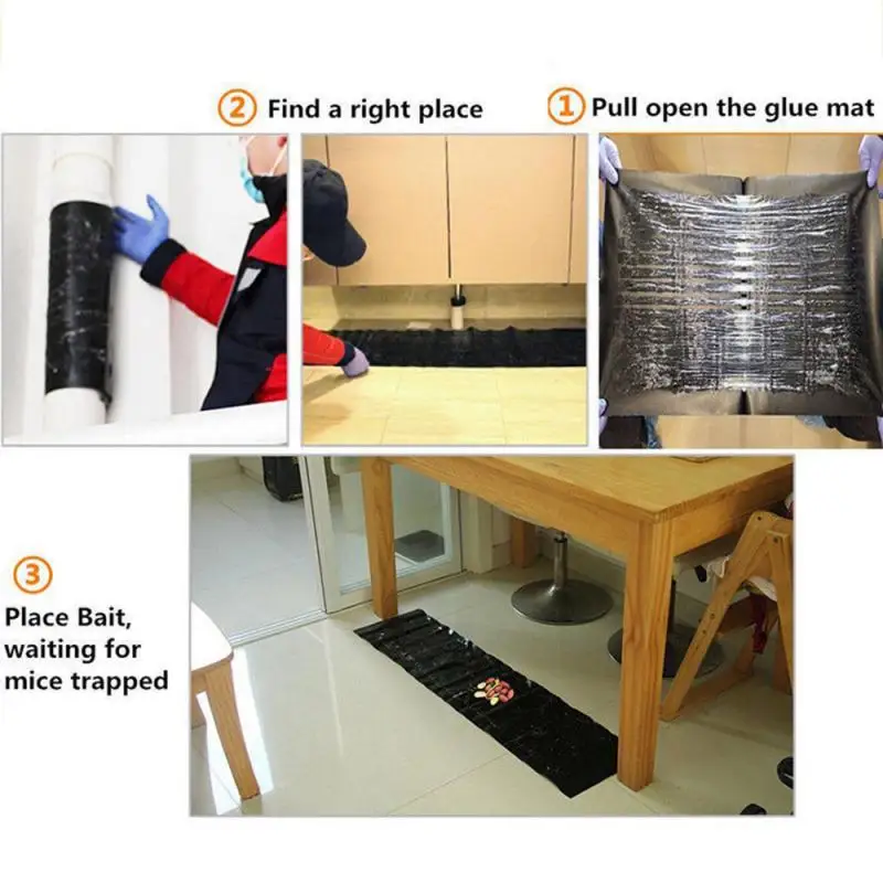 1pc 120*28CM Mouse Board Sticky Strong Adhesive Rat Bug Glue Mice Catcher Trap Non-toxic Pest Control Reject Killer | Дом и сад