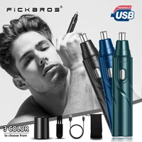 usb rechargeable electric nose hair trimmer men women clipper nose cleaning hair remover mini waterproof nose hair scissors