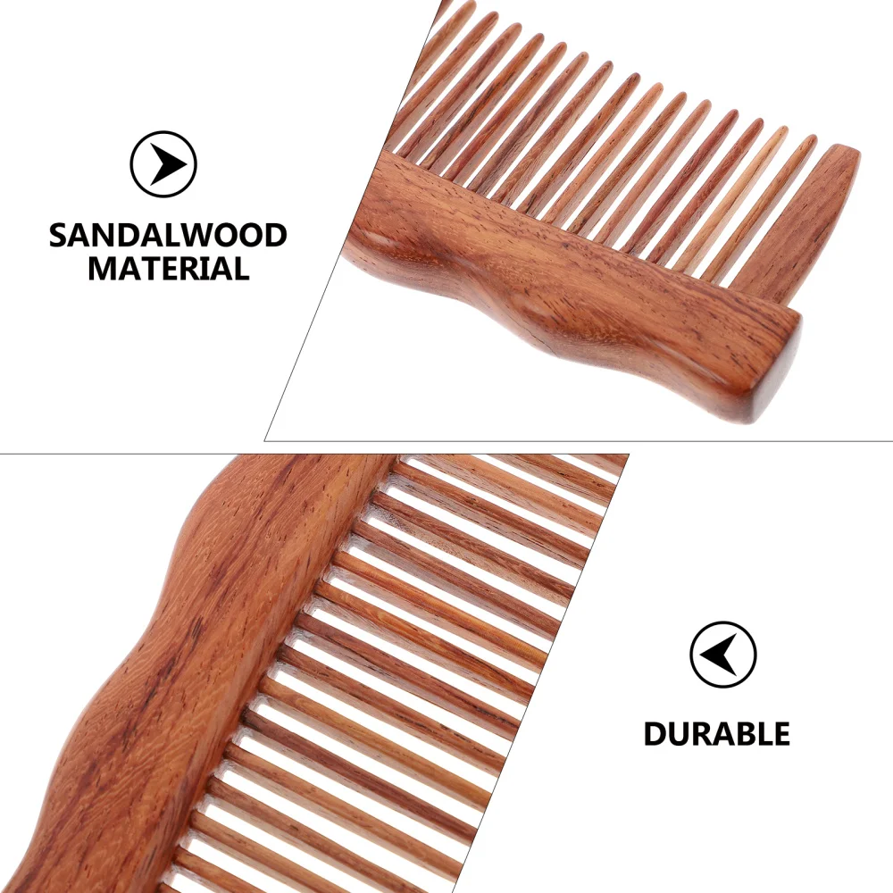 

1PC Hair Detangling Comb Natural Wooden Comb Decorative Home Hair Salon Comb