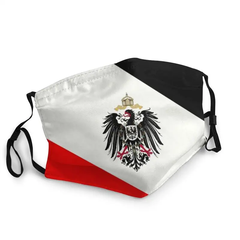 

The German Imperium Reusable Mouth Face Mask Adult Black White Red Eagle Dustproof Protection Cover Respirator Mouth Muffle