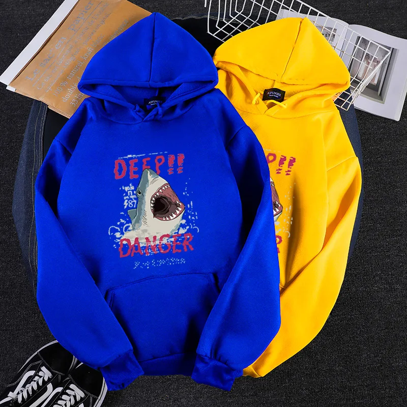 

Cotton Hoodies Sweatshirt Thicken Printed Harajuku Winter Chic Spring Oversized Fashion Clothes Anime Kawaii