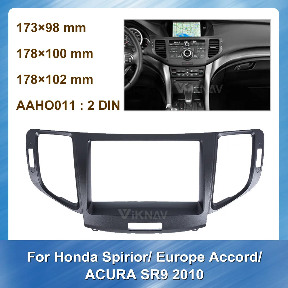 

Рамка для автомобильного радиоприемника, 2DIN, для Honda Spirior Europe Accord ACURA SR9 2010, GPS-навигатор