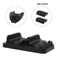 dual battery charger for xbox one slimx controller accessories joystick charging base dock station stand gamepad controle