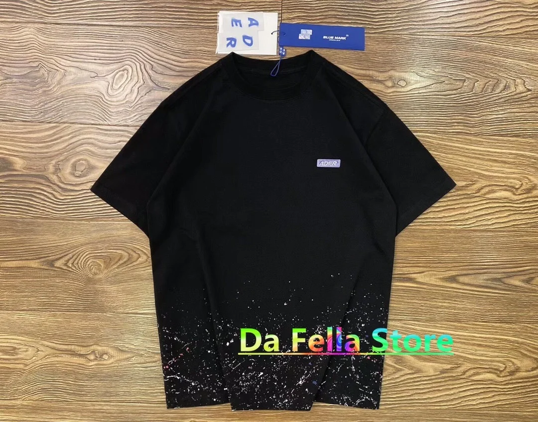 

2021, футболка с надписью ADER ERROR для мужчин и женщин, Высококачественная футболка с надписью Adererror и космическим летающим блюдцем, топы с принт...