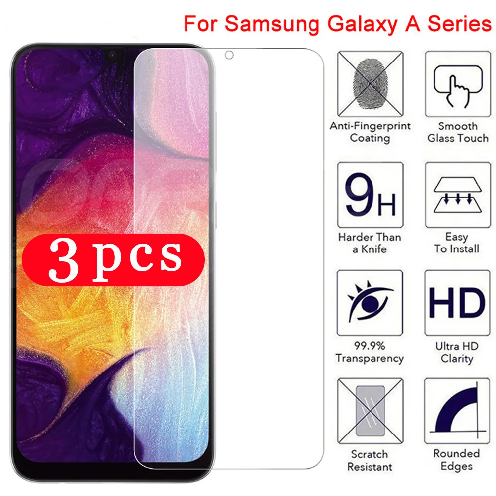 3 предмета в комплекте с уровнем твердости 9H закаленное стекло для samsaung galaxy A10 A20