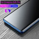 Жидкий УФ-клей, закаленное стекло, защитная пленка с защитой от подглядывания для OnePlus 9, 8, 7 Pro, 1 +, 7T, 8pro, 7pro, матовая защитная пленка для экрана