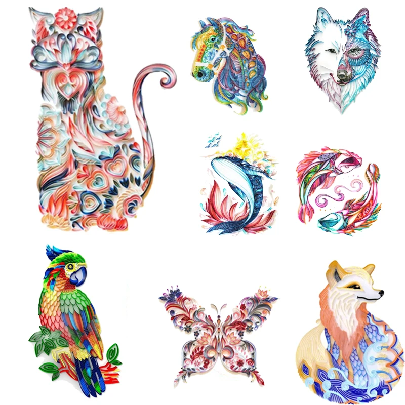 Животные лиса Сделай Сам келлинг Бумага Ремесло Искусство бумага материалы