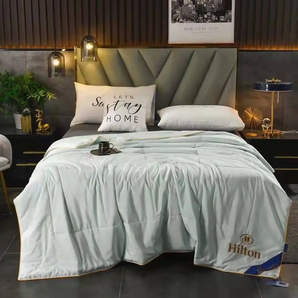 للبيع الصيف غسلها لحاف من القطن تكييف الهواء المعزي لينة تنفس بطانية رقيقة المفرش غطاء السرير المنسوجات المنزلية