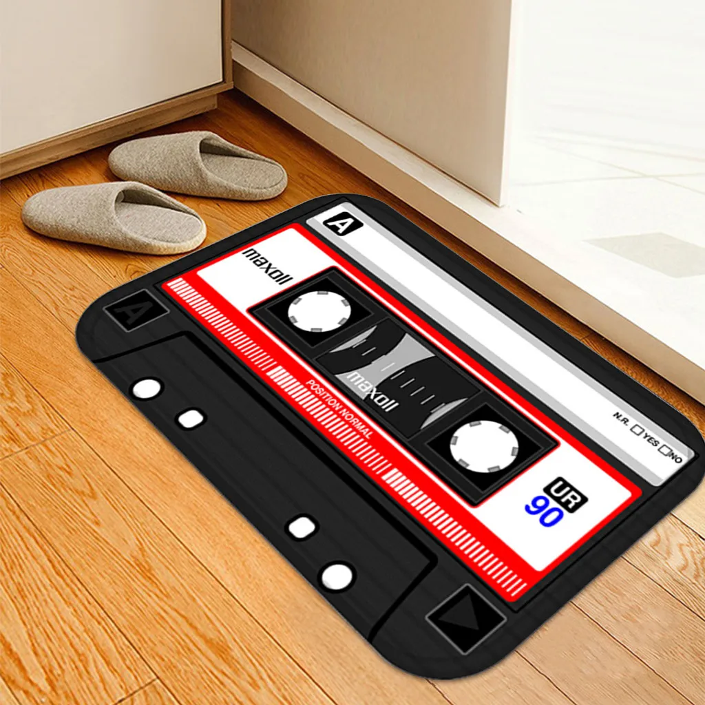Винтажный коврик на магнитной ленте для двери крыльца противоскользящий