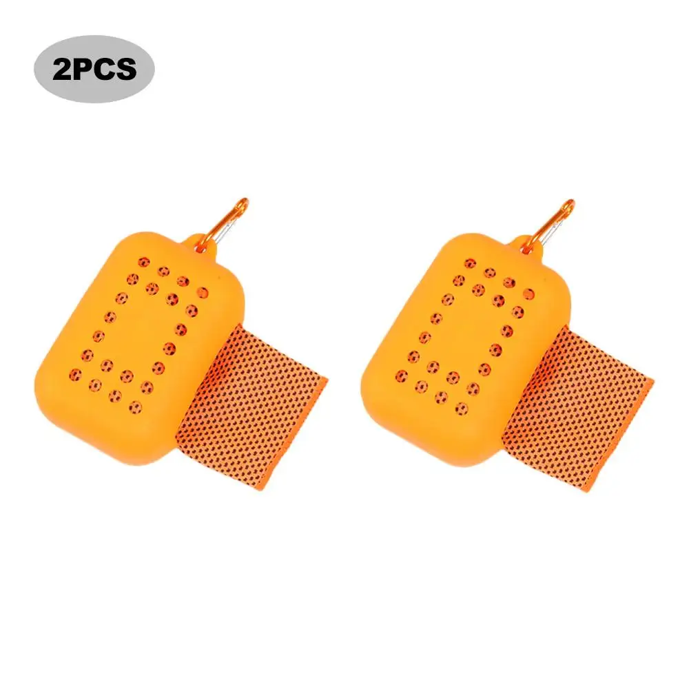 

2Pcs Cooling Towel Ice Towel Cooling Quick-Drying Towel Absorbent Fitness Gym Sports Swimming Beach Towel for Hiking, Camping