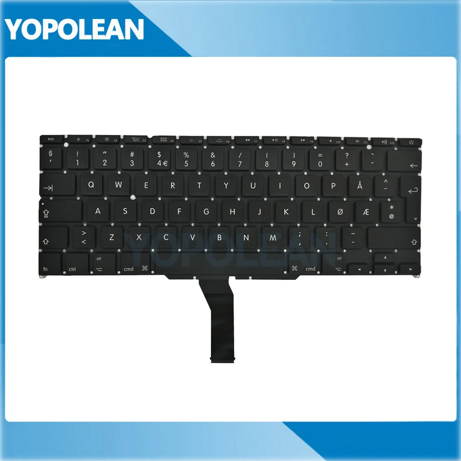 

5 шт./лот новая норвежская Клавиатура для Macbook Air 11 дюймов A1465 A1370 2011-2015 лет