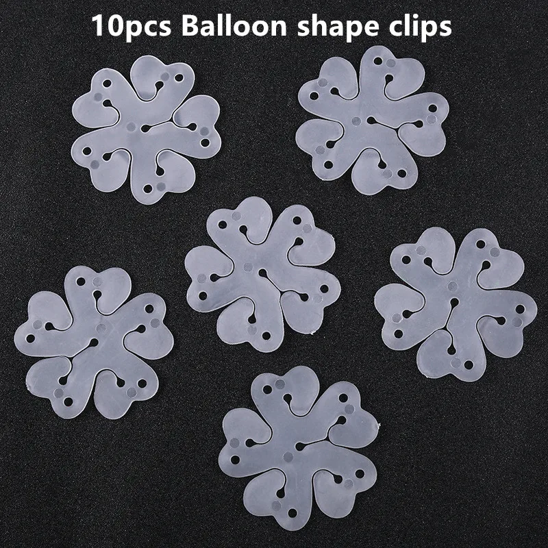 Balloon shape clip 10 шт./лот, двухслойные латексные воздушные шары для украшения дня рождения и свадебной вечеринки, вечерние украшения с Минни Маус - Цвет: Balloon shape clip
