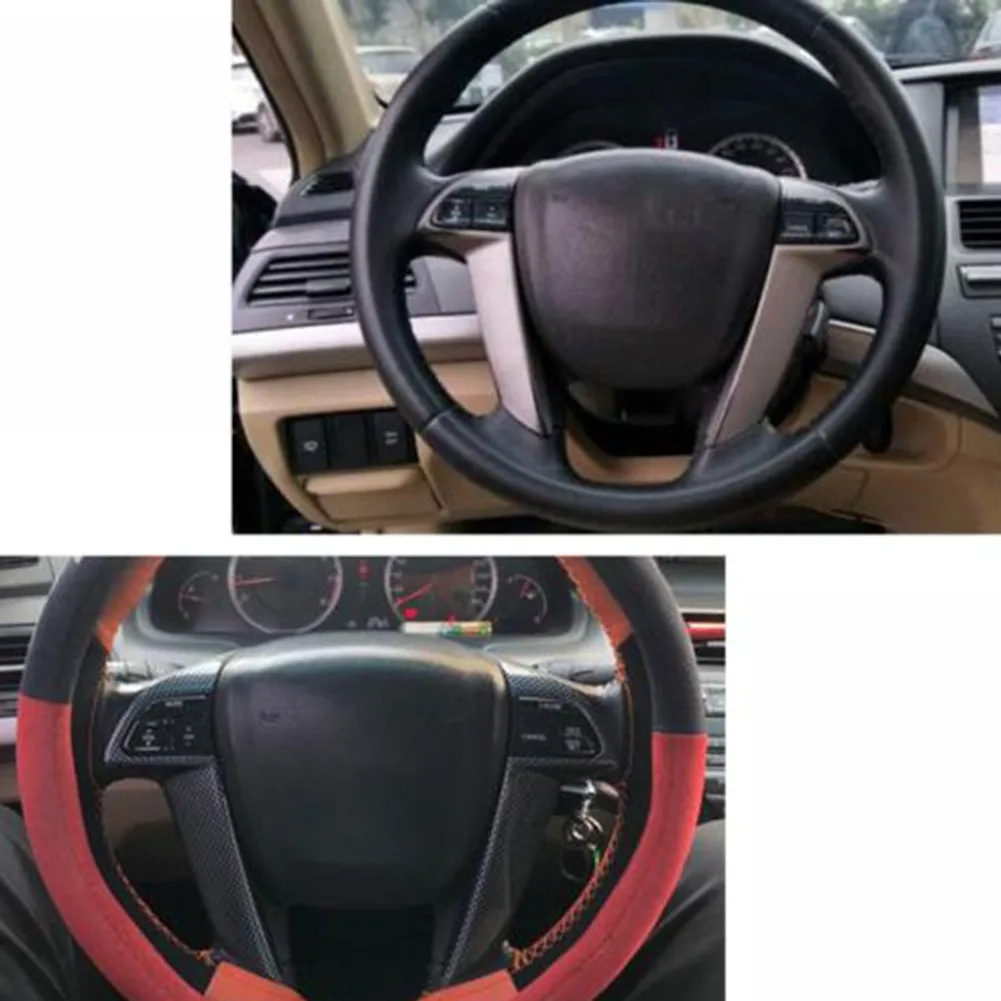 

2pcs Carbon Fiber Covers ABS For Honda Accord 2008-2012 Interior High Quality