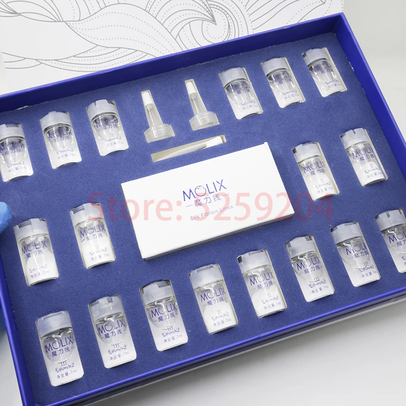 Наполнитель для лица Абсорбирующая протеиновая нить на основе коллагена линия