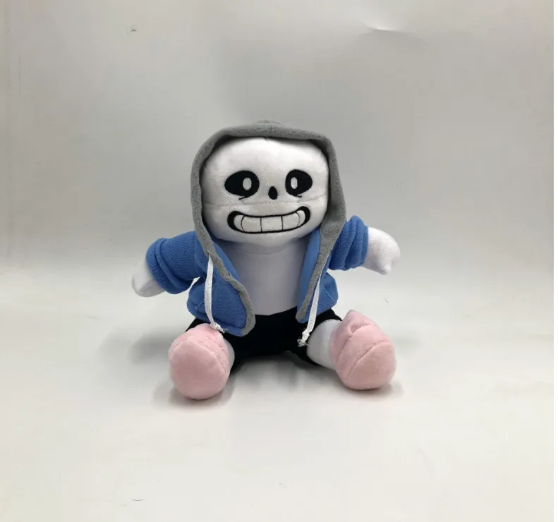 25 см кукла Undertale плюшевые игрушки Sans Frisk Chara набивной мультфильм день рождения для