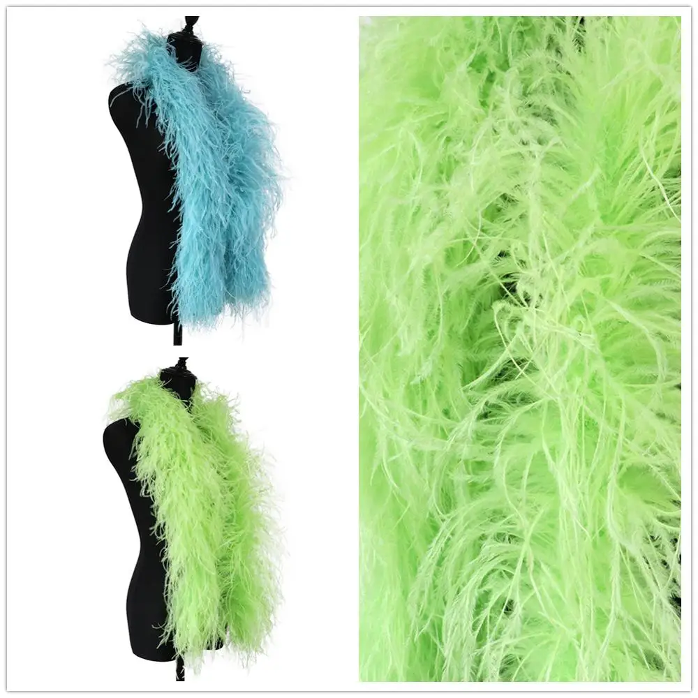 Wisethers Новый боа из страусиных перьев Diy перо для рукоделия с отложным воротником