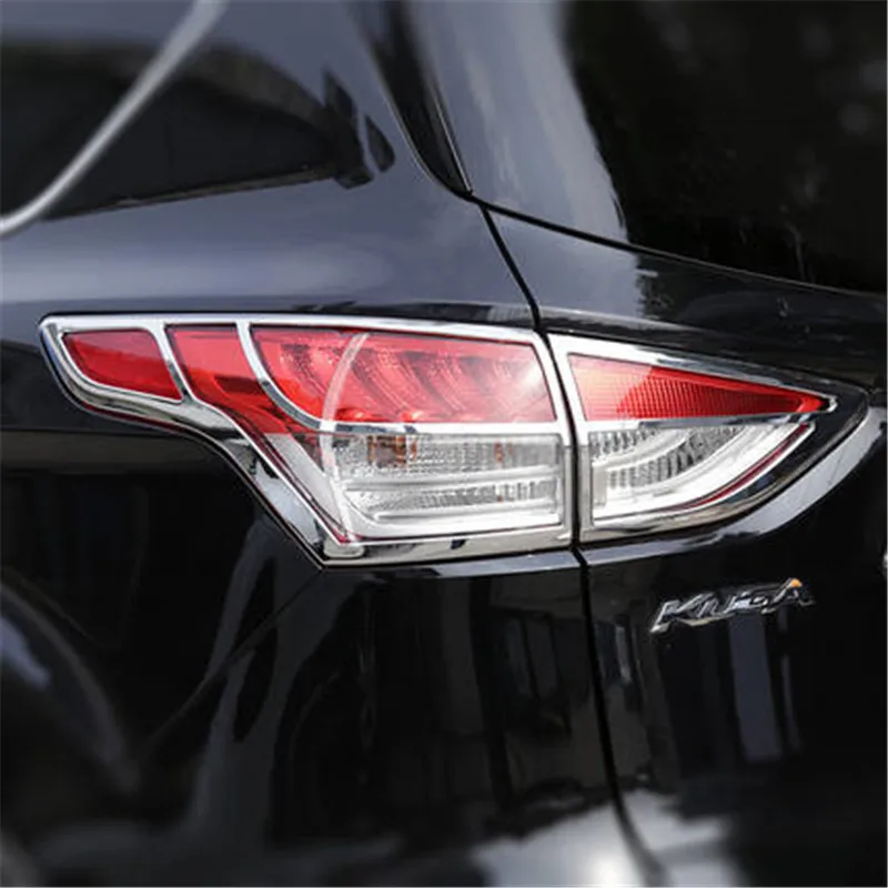 For Ford Kuga Escape 2013 to 2018 Car Rearview mirror cover Trim Decoration Front+Rear headlight Lamp Cover trim | Автомобили и