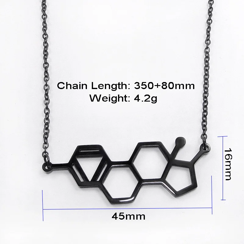 Эстрогеновое ожерелье с дизайном молекула медицинская бижутерия для женщин