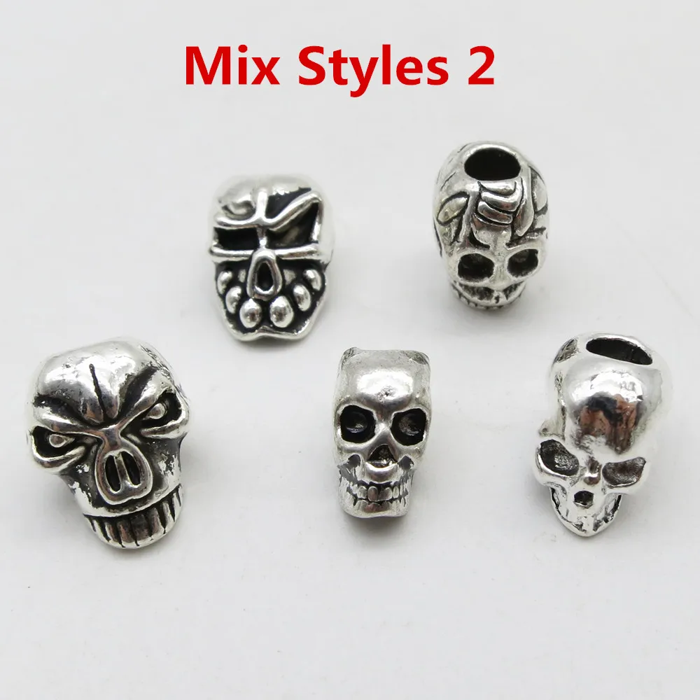 Трубчатые кольца для мужчин и женщин с черепами 5 шт.|dreadlock beads|dreadlock bead clipbeads dreadlock |